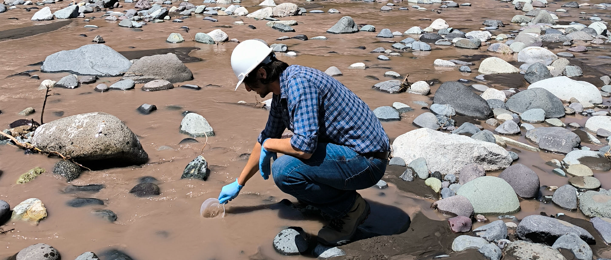 Toma de muestra de calidad del agua