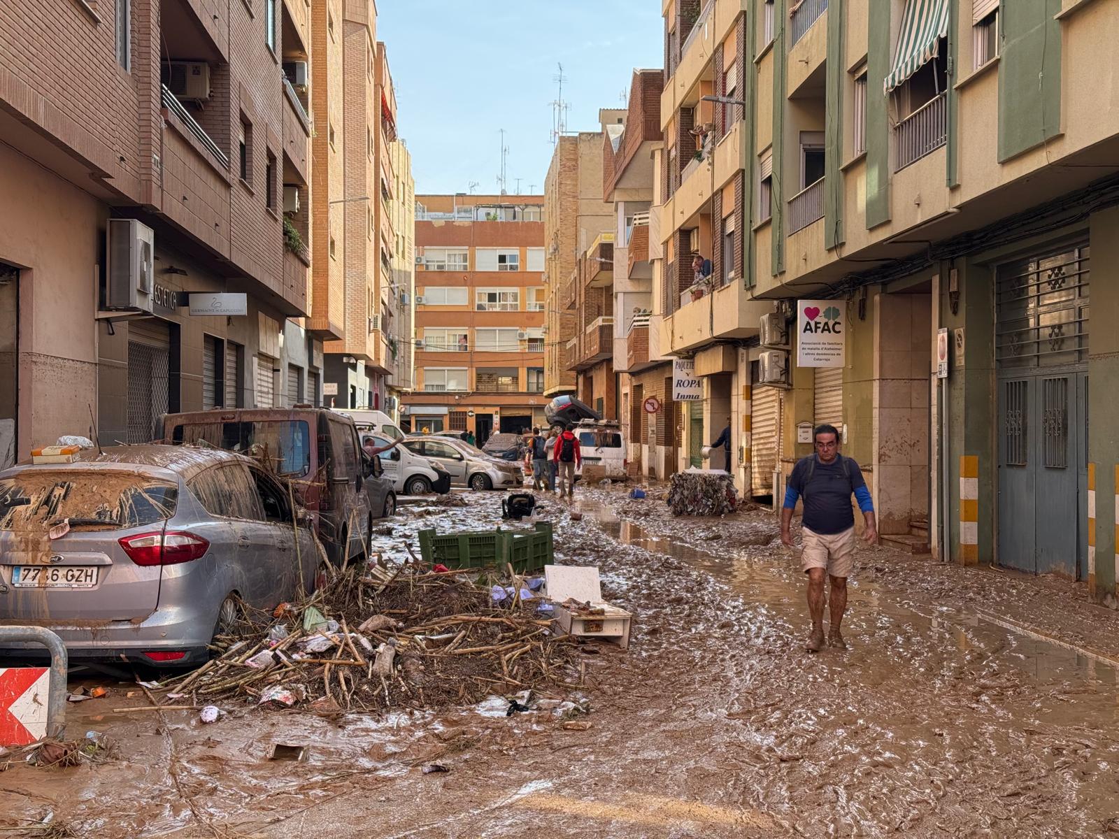 Inundaciones en Valencia, España